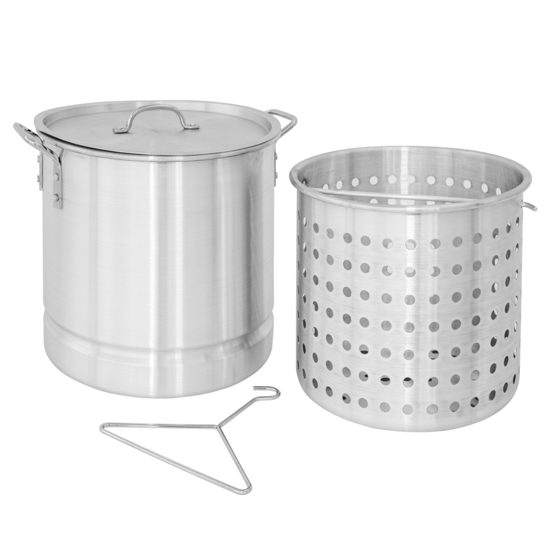 Chard ASP30 Aluminum Stock Pot and Perforated Strainer Basket Set