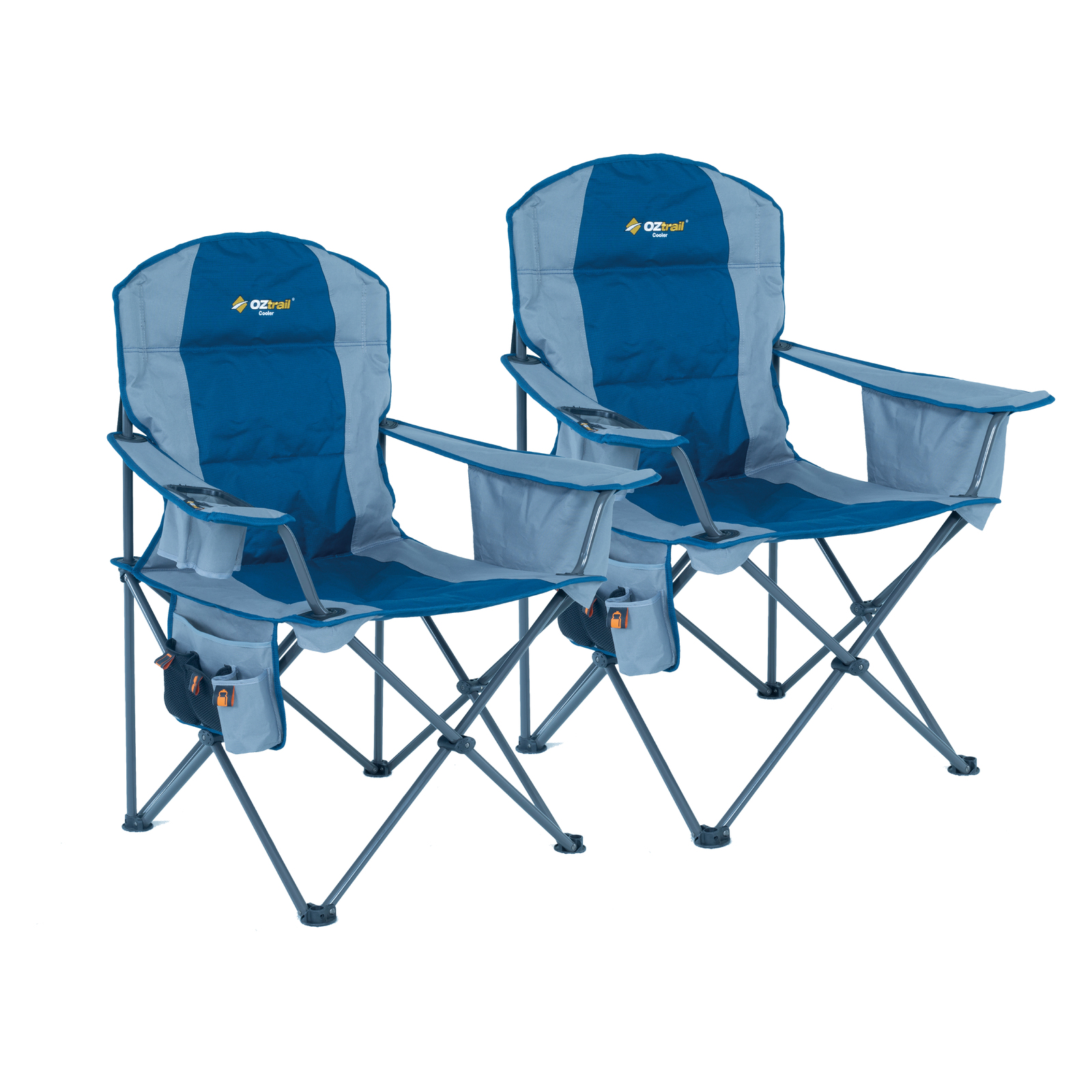 2 Cooler Armchairs Blue: Comfy Chill, Get Yours | Oztrail