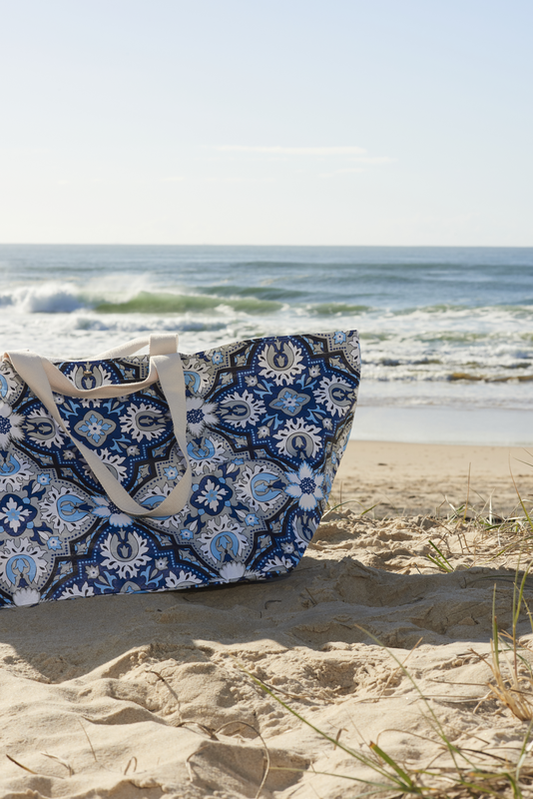 Beach Tote - Bells Beach Blue