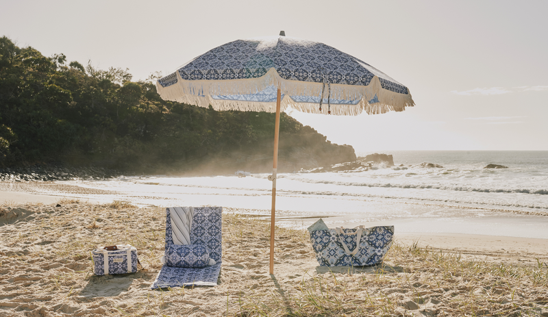 Beach Umbrella - Bells Beach Blue