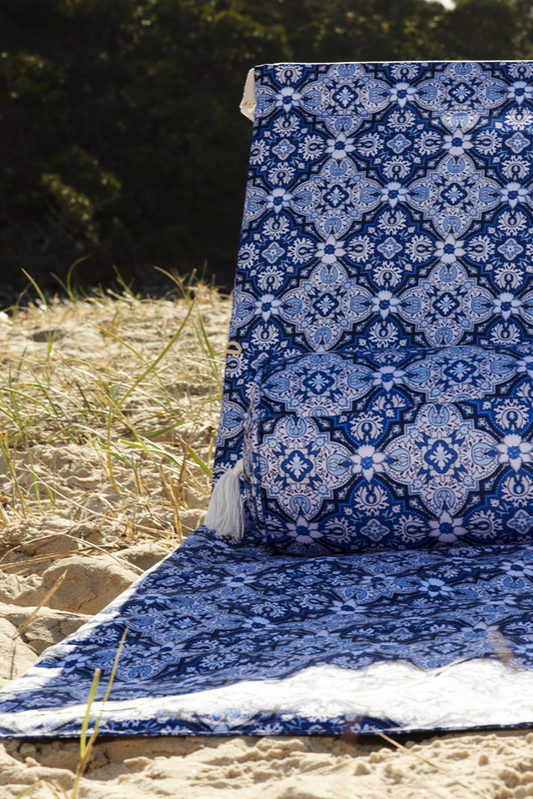 Beach Pillow - Bells Beach Blue