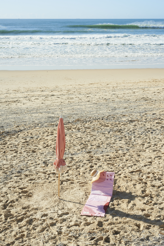 Beach Umbrella - Cable Beach Pink