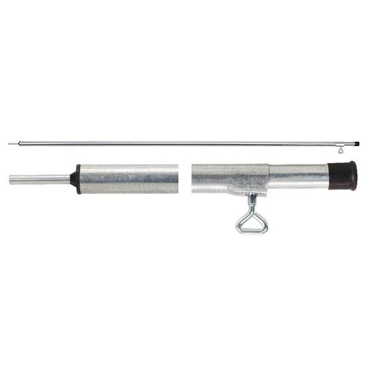 Galvanised Tent Pole with Tee Nut - 198CM