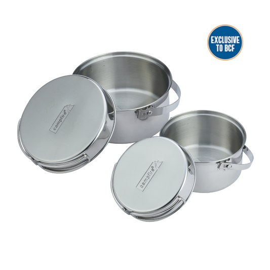 Stainless Steel Pot Set - 4 Piece