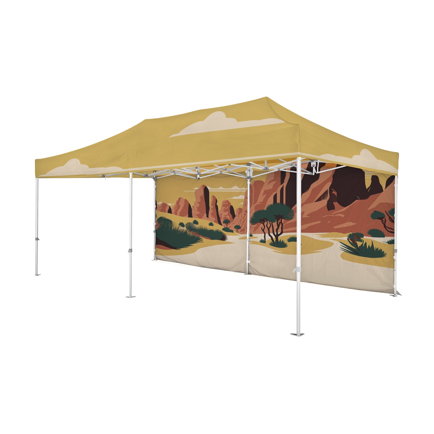 Commercial Pro Aluminium 6.0 Gazebo - Custom Printed