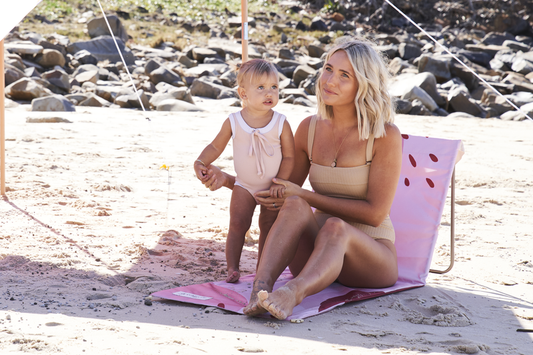 Beach Mat Chair - Cable Beach Pink