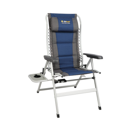 Cascade Deluxe 8 Position Recliner Chair - Navy