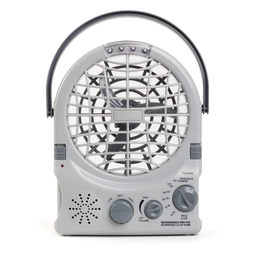 Rechargeable Fan & Radio