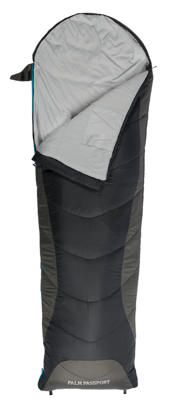 Palm Passport -5°C Sleeping Bag - Black & Charcoal