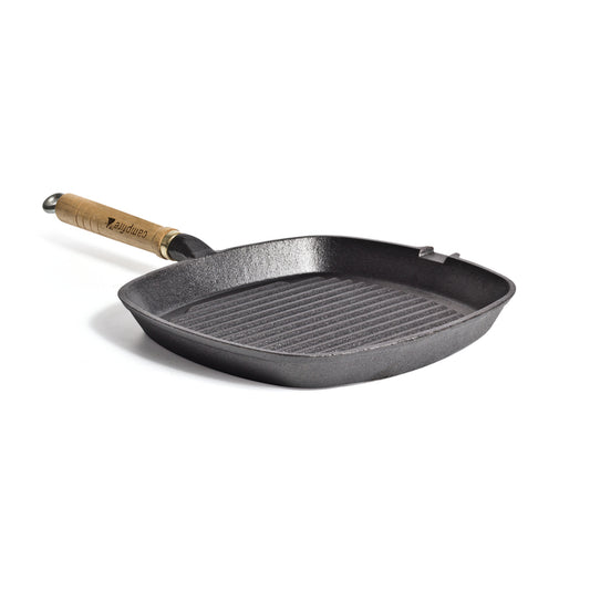 Square Cast Iron Frypan - 24cm