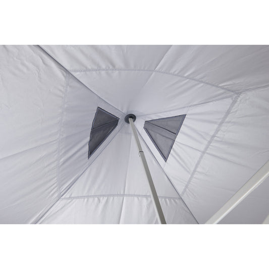 Commercial Deluxe 2.4 Gazebo - White