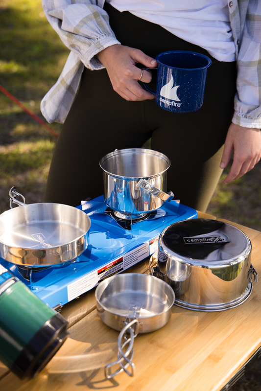 6pc Stainless Steel Pot Set