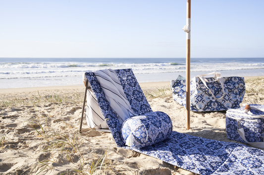 Beach Mat Chair - Bells Beach Blue