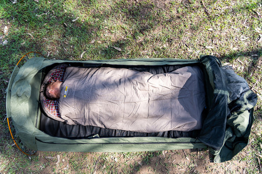 Cotton Canvas Jumbo Hooded -7°C Sleeping Bag