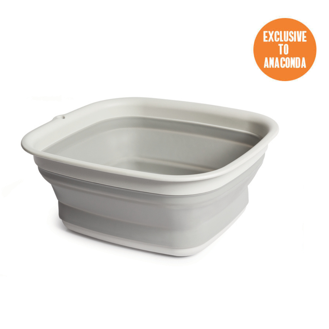 PopUp Essentials Square Tub 6.5L Grey