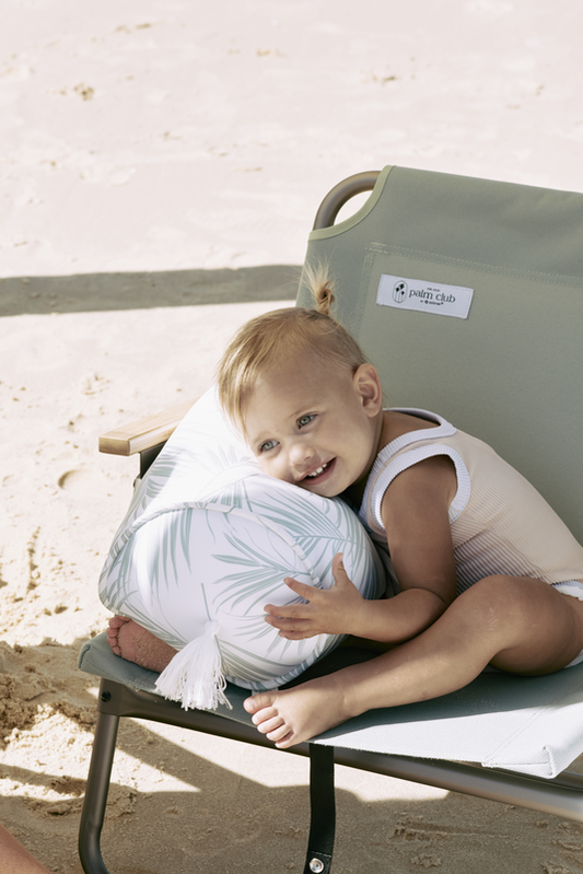 Beach Pillow - Palm Cove Green