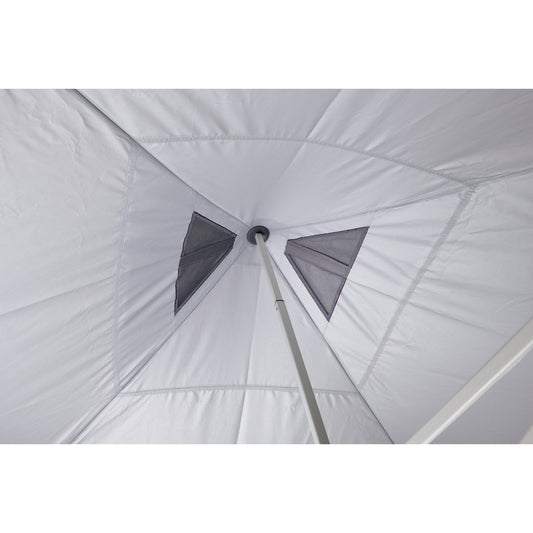 Commercial Deluxe 3.0 Flexi Shade Gazebo - White