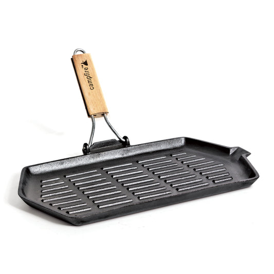 Folding Frying Grill Pan - Rectangular