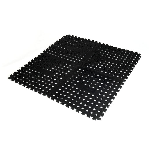 Foam Floor Mat Black - 4 Pack