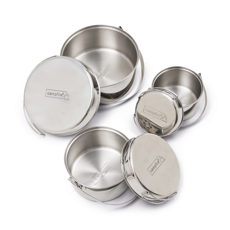 6pc Stainless Steel Pot Set