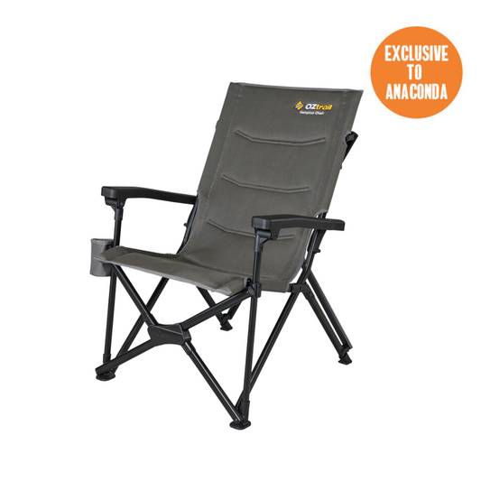 Oztrail Hampton Deluxe Chair Grey