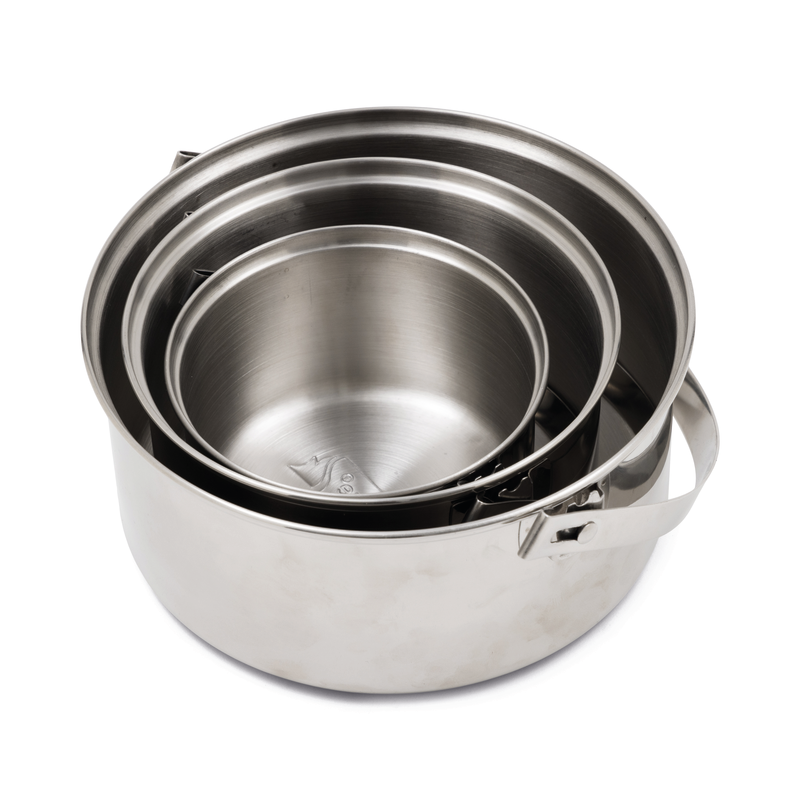 6pc Stainless Steel Pot Set