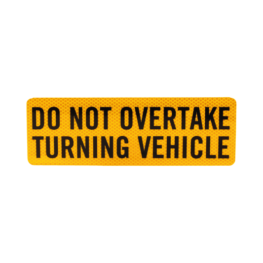 Caravan Sticker - Do Not Overtake