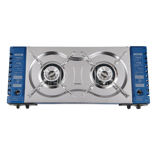 Double Butane Stove with Hotplate