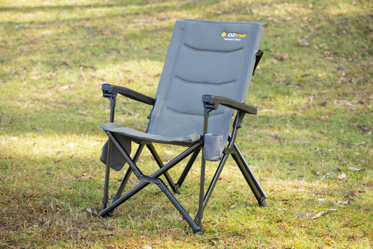 Oztrail Hampton Deluxe Chair Grey