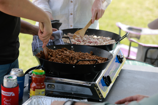 Double Burner Wok Cooker