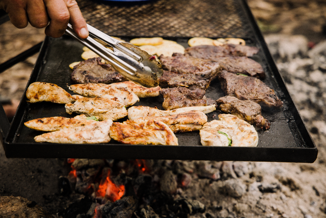 Campfire Cooking Grill Combo