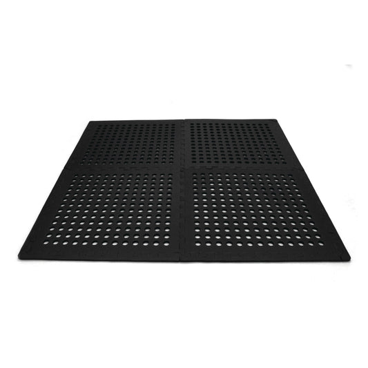 Foam Floor Mat Black - 4 Pack