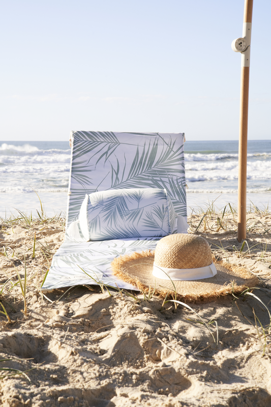 Beach Pillow - Palm Cove Green