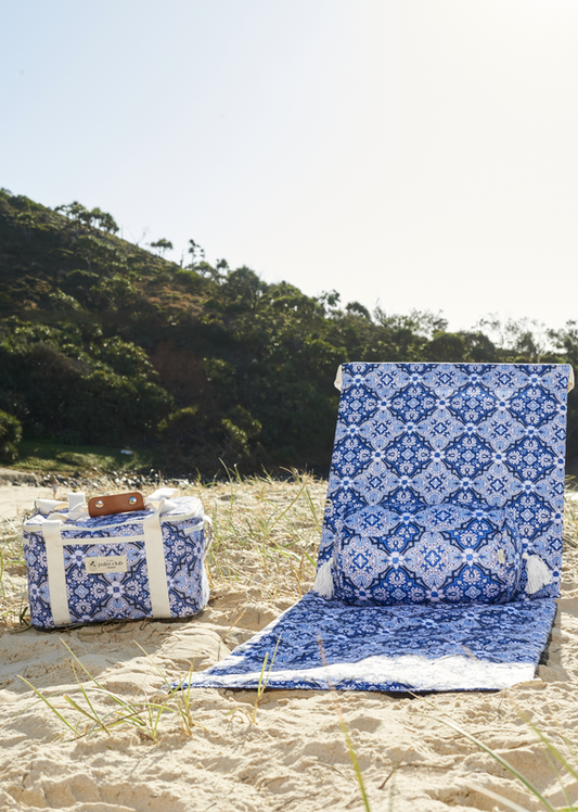 Beach Mat Chair - Bells Beach Blue